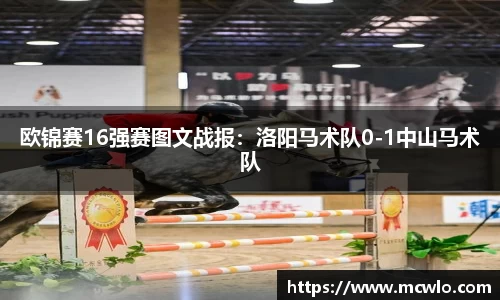 欧锦赛16强赛图文战报：洛阳马术队0-1中山马术队